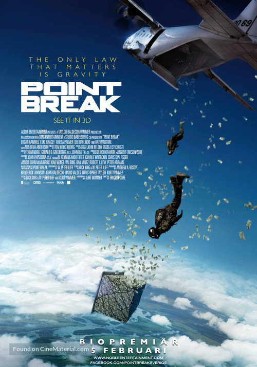 Point Break - Swedish Movie Poster