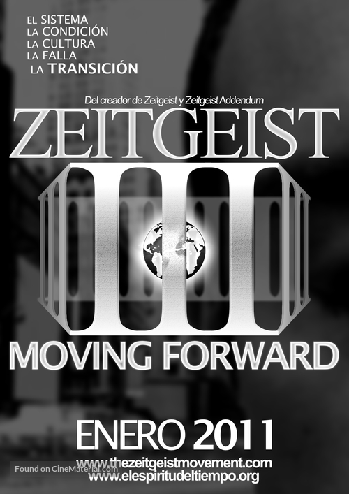 Zeitgeist: Moving Forward - Puerto Rican Movie Poster