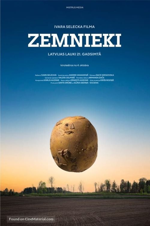 Zemnieki (The Land) - Lithuanian Movie Poster