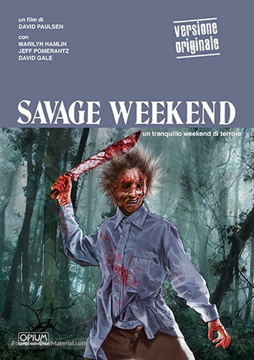 Savage Weekend - Italian DVD movie cover