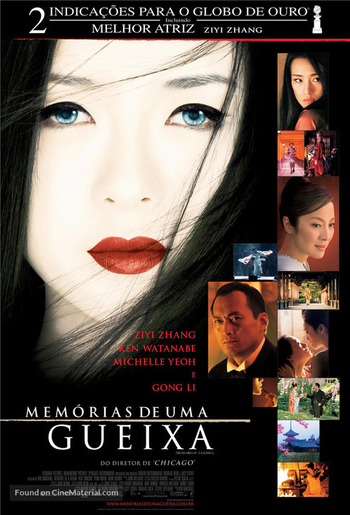 Memoirs of a Geisha - Brazilian Movie Poster