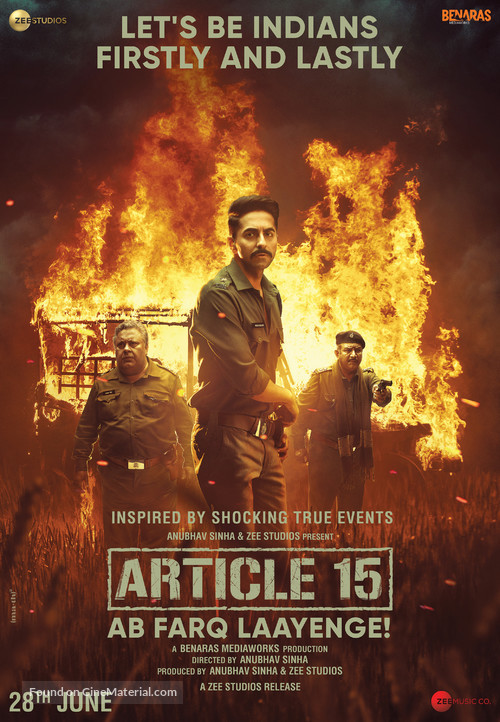 Article 15 - Indian Movie Poster