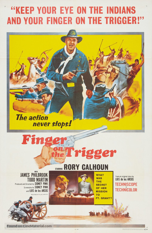 Finger on the Trigger - Movie Poster