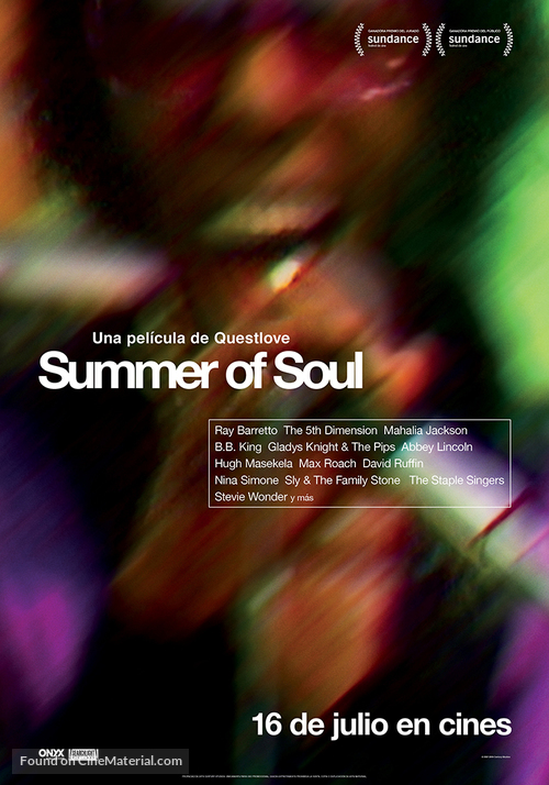 Summer of Soul (...Or, When the Revolution Could Not Be Televised) - Spanish Movie Poster