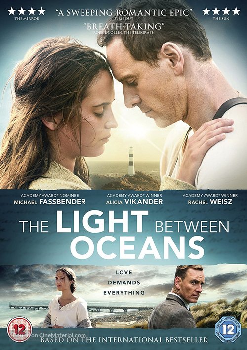 The Light Between Oceans - British DVD movie cover