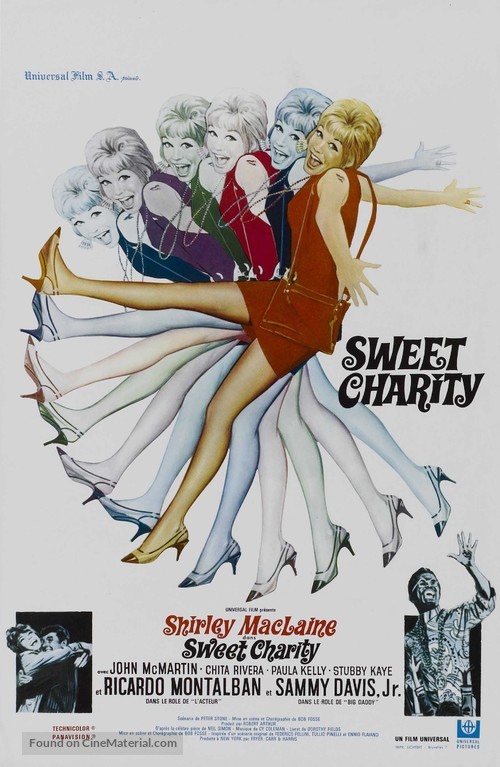 Sweet Charity - Belgian Movie Poster
