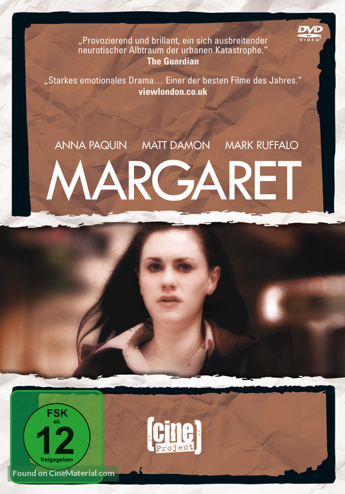 Margaret - German DVD movie cover
