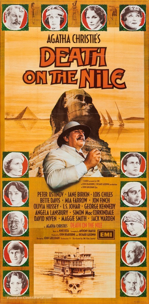 Death on the Nile - British Movie Poster