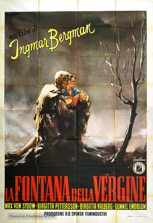 Jungfruk&auml;llan - Italian Movie Poster