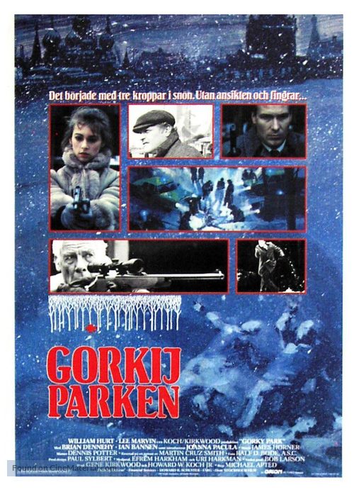 Gorky Park - Swedish Movie Poster