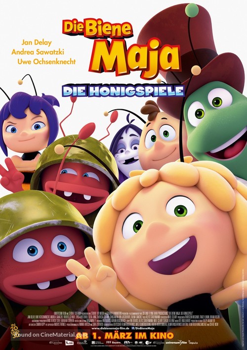 Maya the Bee: The Honey Games - Swiss Movie Poster