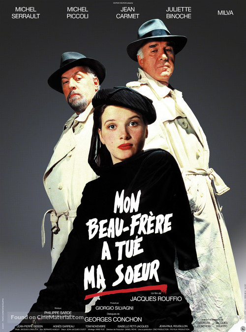 Mon beau-fr&egrave;re a tu&eacute; ma soeur - French Movie Poster