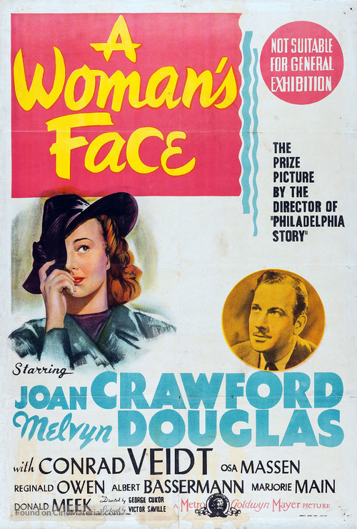 A Woman&#039;s Face - Australian Movie Poster