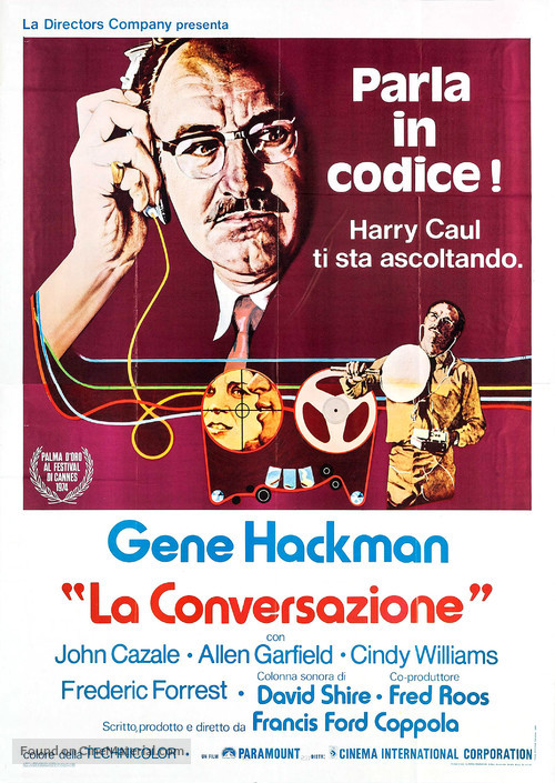 The Conversation - Italian Movie Poster