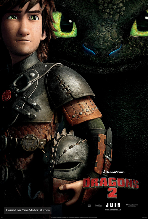 How to Train Your Dragon 2 - Canadian Movie Poster