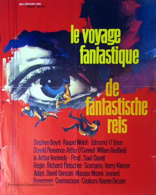 Fantastic Voyage - Belgian Movie Poster