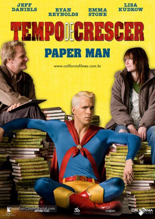 Paper Man - Brazilian DVD movie cover