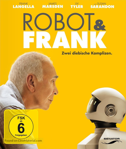 Robot &amp; Frank - German Blu-Ray movie cover