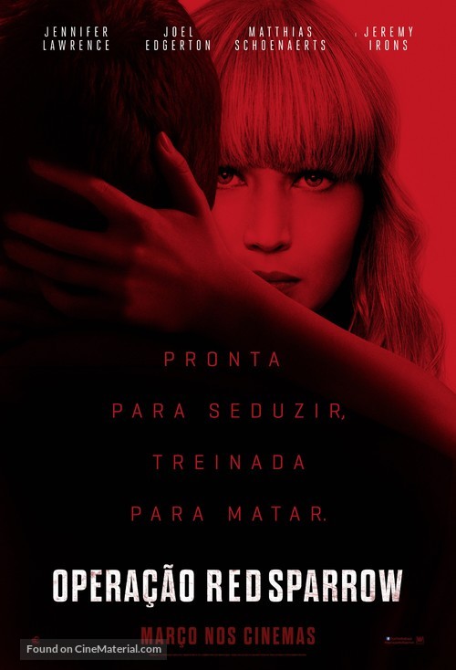 Red Sparrow - Brazilian Movie Poster
