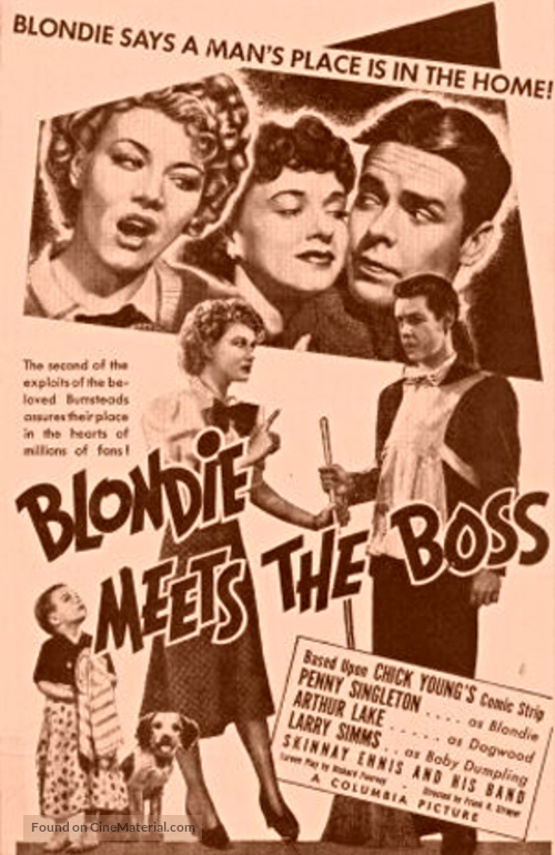 Blondie Meets the Boss - poster