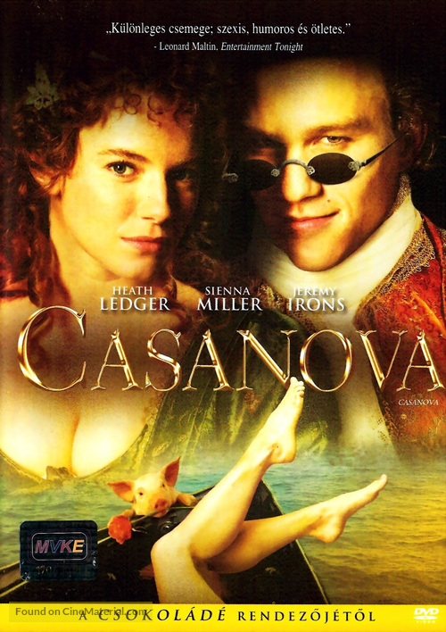 Casanova - Hungarian DVD movie cover