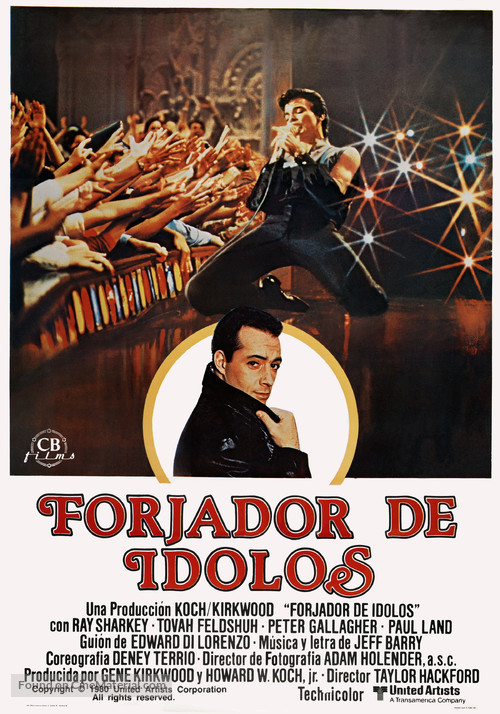 The Idolmaker - Spanish Movie Poster