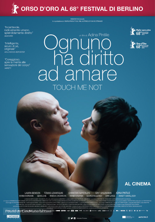 Touch Me Not - Italian Movie Poster