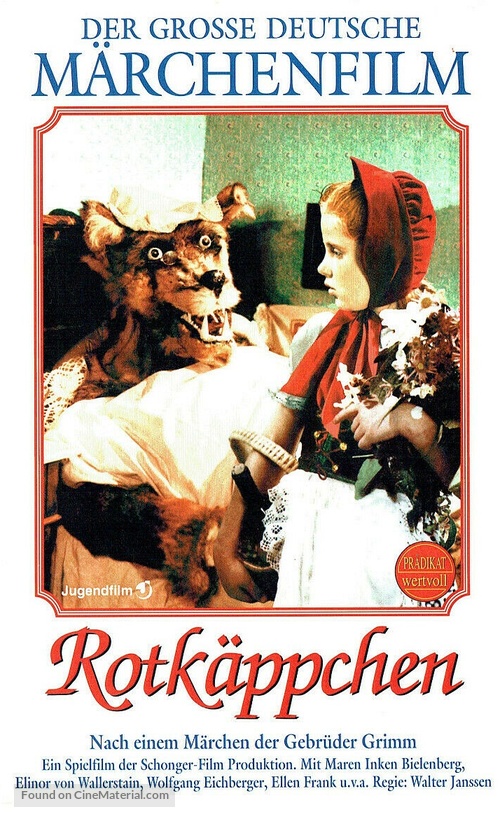 Rotk&auml;ppchen - German VHS movie cover