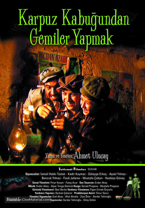 Karpuz kabugundan gemiler yapmak - Turkish poster