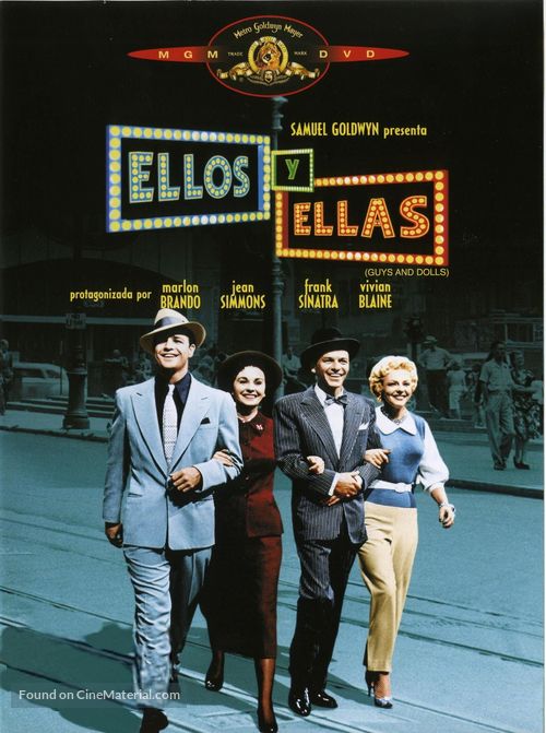 Guys and Dolls - Spanish DVD movie cover