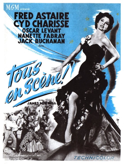 The Band Wagon - French Movie Poster
