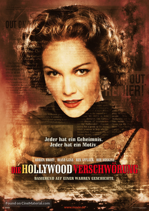 Hollywoodland - German Movie Poster