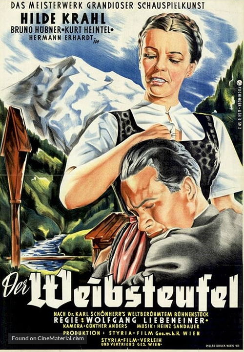 Der Weibsteufel - German Movie Poster