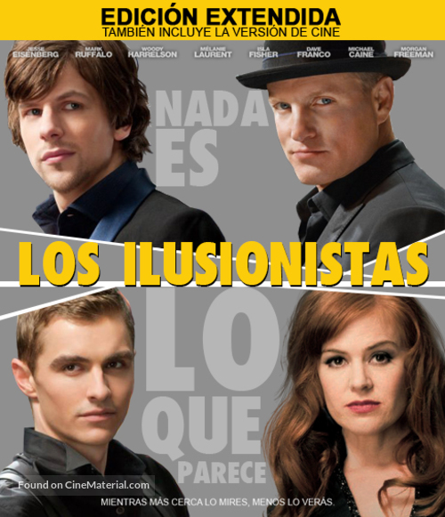 Now You See Me - Mexican Blu-Ray movie cover