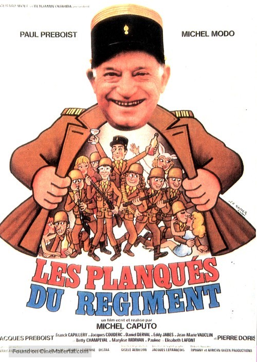 Les planqu&eacute;s du r&eacute;giment - French Movie Poster