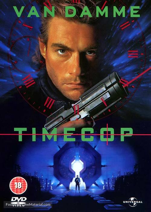 Timecop - British DVD movie cover