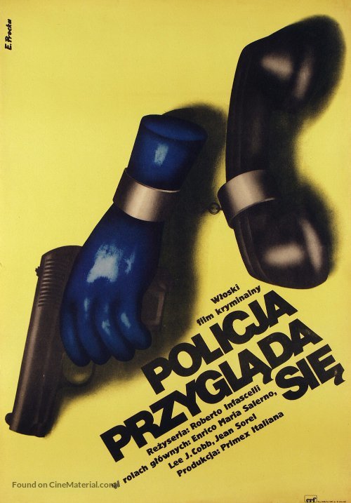 La polizia sta a guardare - Polish Movie Poster
