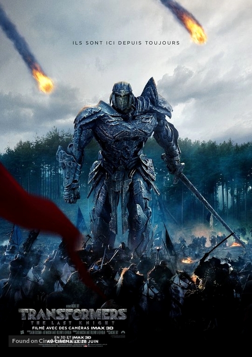 Transformers: The Last Knight - French Movie Poster