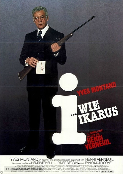 I... comme Icare - German Movie Poster