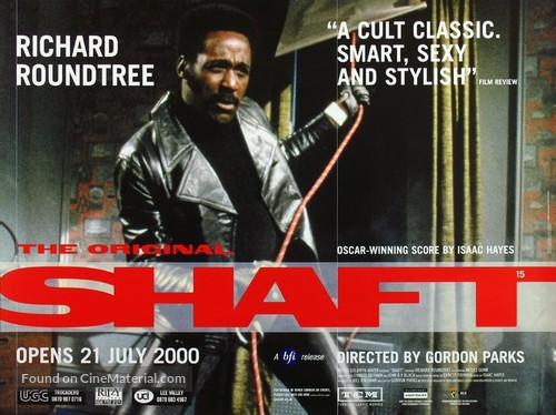 Shaft - British Theatrical movie poster
