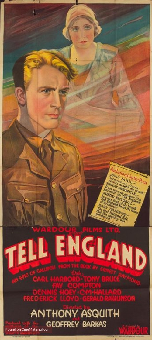 Tell England - Movie Poster