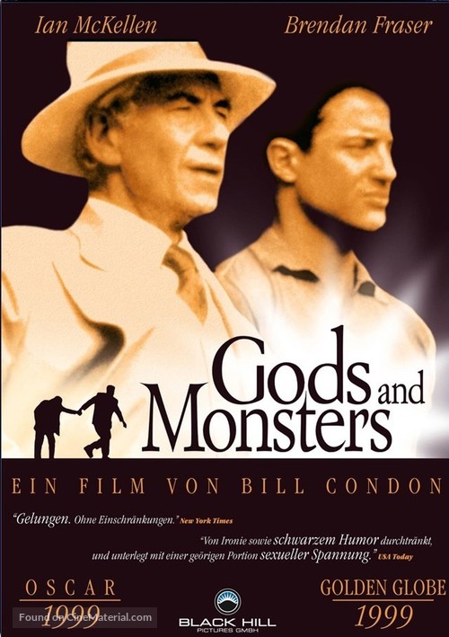 Gods and Monsters - German VHS movie cover