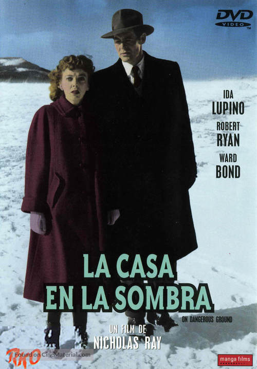 On Dangerous Ground - Spanish DVD movie cover