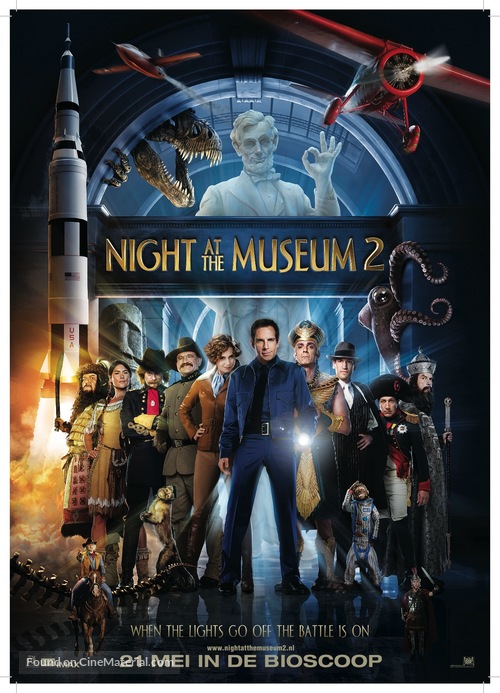 Night at the Museum: Battle of the Smithsonian - Dutch Movie Poster
