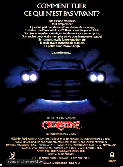 Christine - French Movie Poster