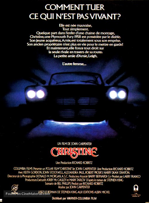 Christine - French Movie Poster