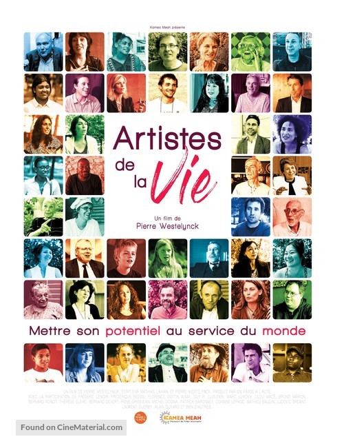 Artistes de la vie - French Movie Poster