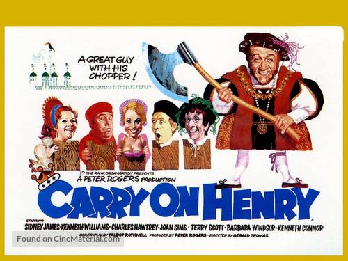 Carry on Henry - British Movie Poster