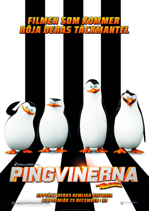 Penguins of Madagascar - Swedish Movie Poster