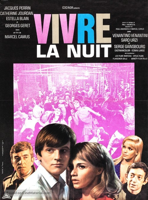 Vivre la nuit - French Movie Poster